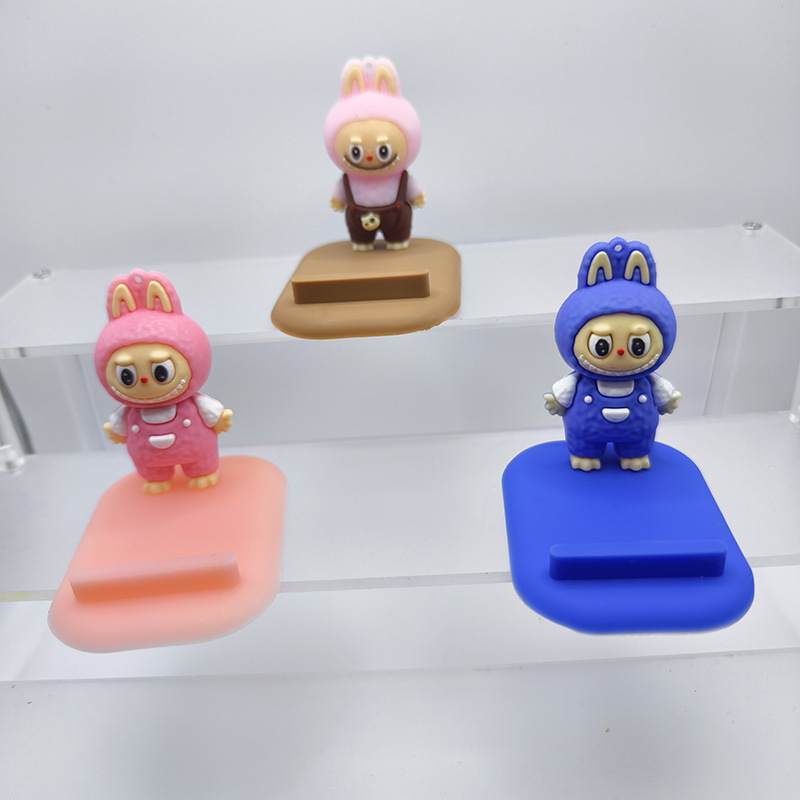 跨境新款拉布布小绵羊手机支架娃娃机礼品创意桌面可爱小摆件批发|undefined