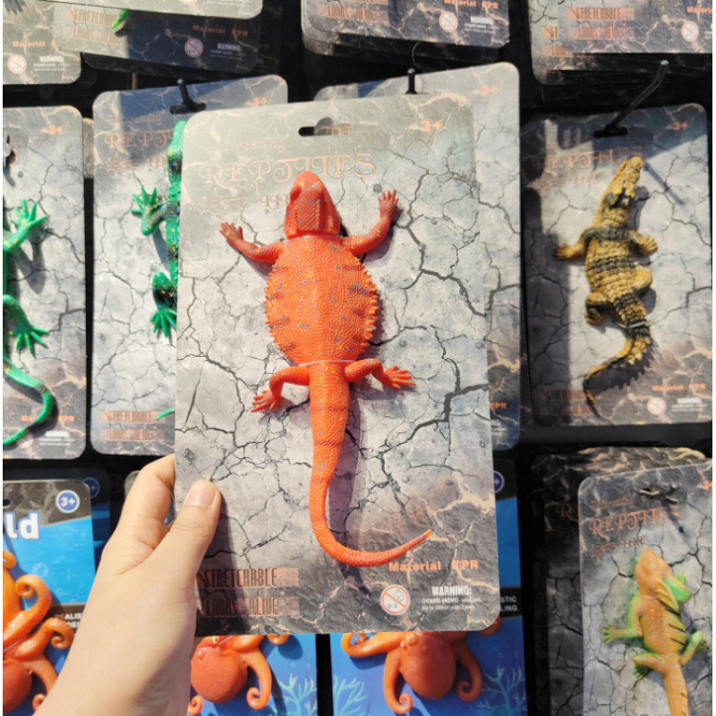爬行蜥蜴认知两栖动物仿真动物模型玩具A软胶变色龙仿真儿童|undefined