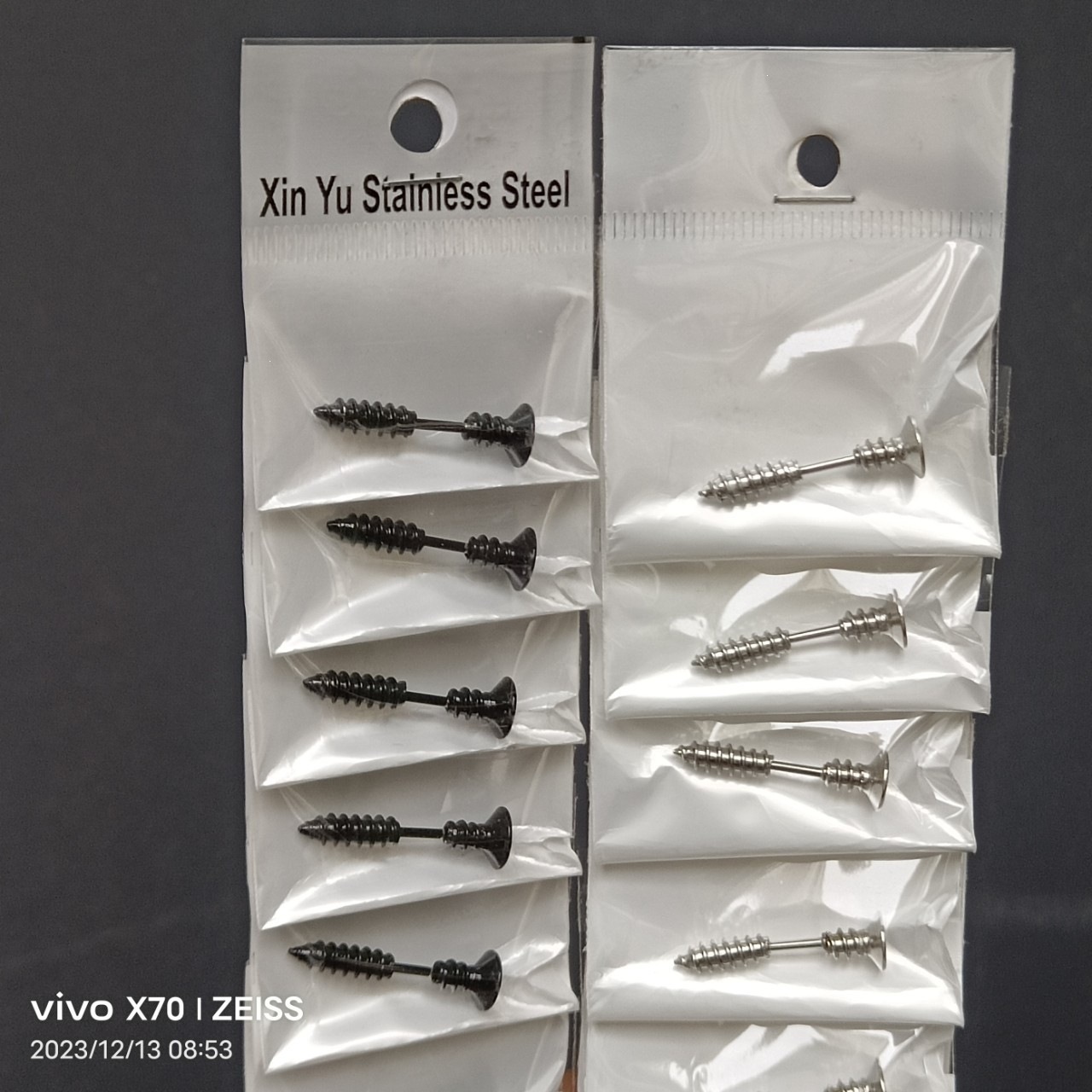 2.5 pendientes de acero de titanio gruesas y el mismo modelo crian orejas joyas de moda con pendientes de acero inoxidable con hilo redondo personalizado image 28