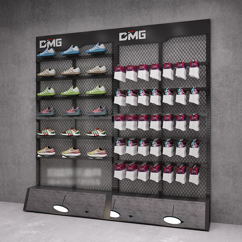 Deportes y ocio Zapatero tienda de ropa estante de exhibición estante fútbol baloncesto Multi-Layer Display Shoe shelf for brand Shoe Store