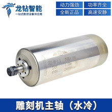 昌盛圆形水冷主轴1.5kw木工广告雕刻机高速2.2kw主轴电机模具精雕