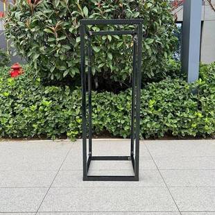 New wedding props thickened iron geometric road guide display rack wedding telescopic pole rectangular frame ornaments wholesale