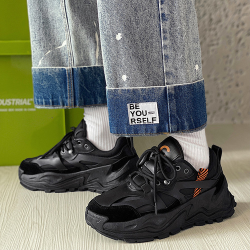 Shoes Men's Shoes Trendy Brand  Spring New Increased Breathable Casual Sports Internet Celebrity Dad Shoes Men's Shoes