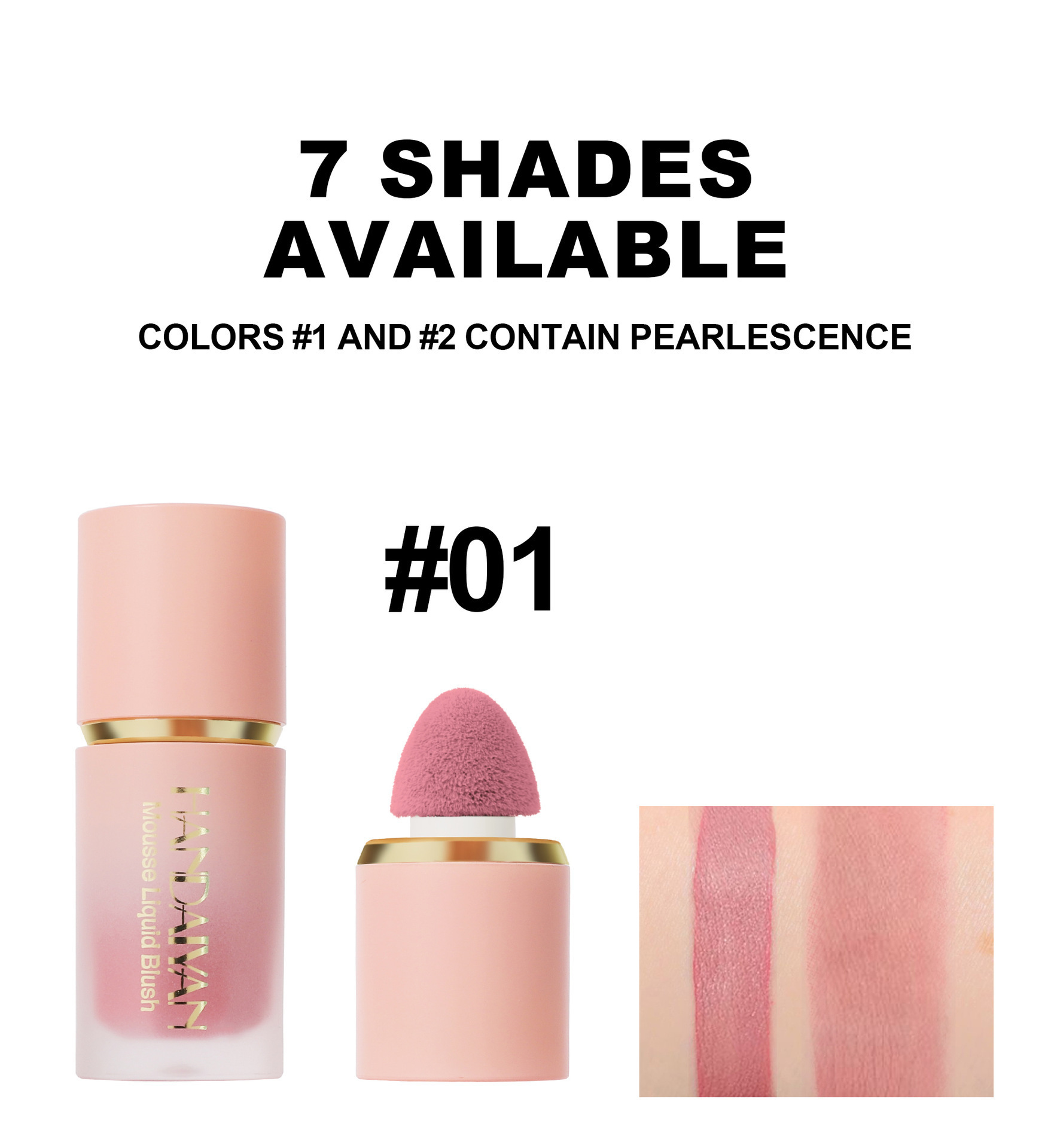 Mattes Flüssig-Rouge – Natürliches, transparentes Finish, leicht zu verblenden und langanhaltende Wangenfarbe_voghion.com