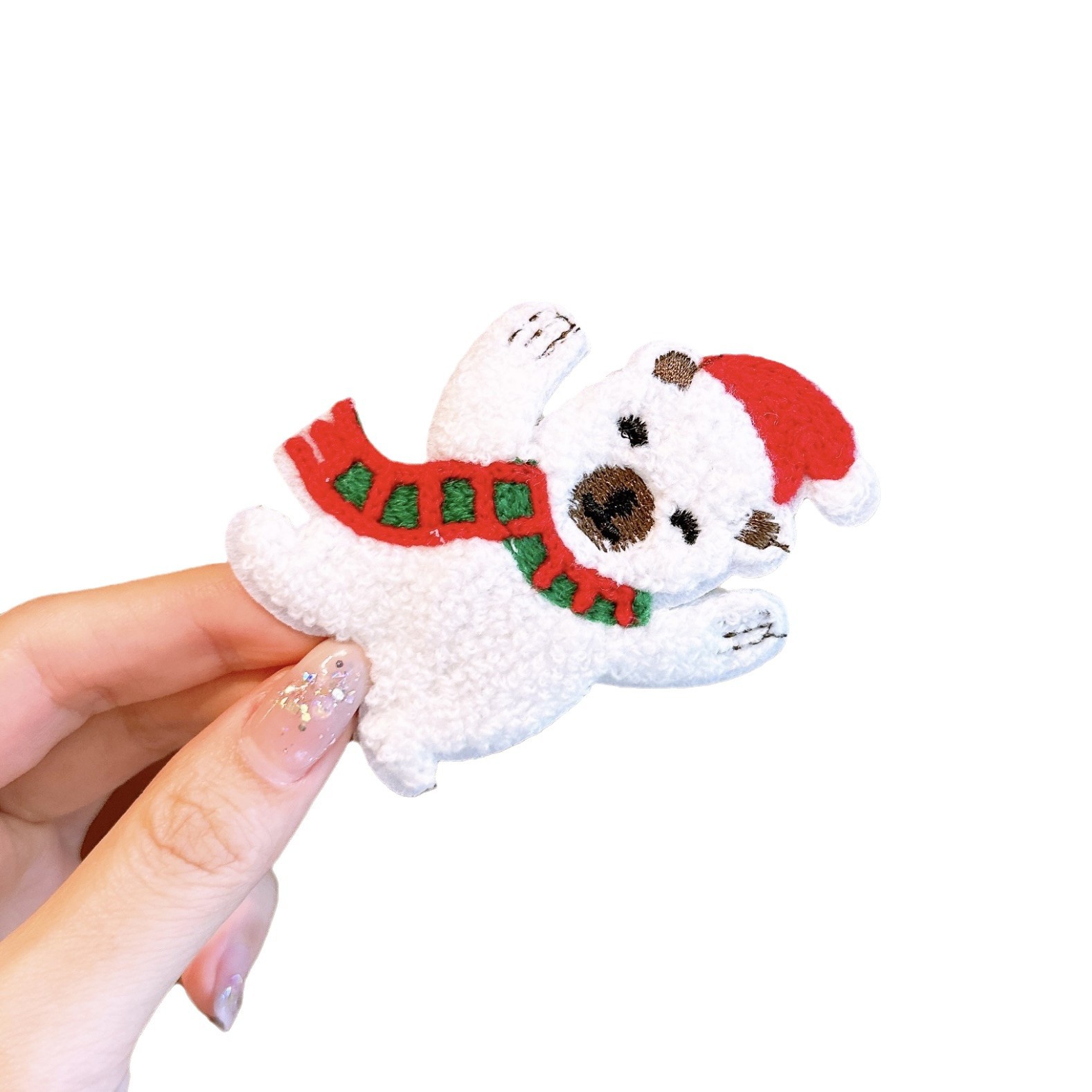 2024 niños navidad pinas de pelo dibujos animados adorables árbol de Papá Noel sombrero muñeco de nieve adornamientos de cabello otoño invierno sombrero