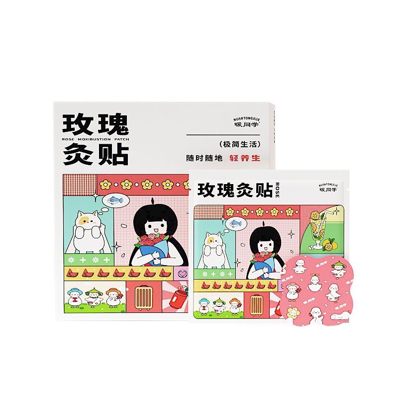 Hukang ローズ灸パッチ、三伏天温湿布、自己発熱ネックウォーマーパッチ、全身子宮ウォーマーパッチ、三伏パッチ、卸売在庫あり|undefined