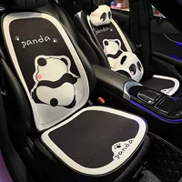Автомобильная подушка Летняя прохладная подушка четыре сезона универсальная милая панда ледяная шелковая подушка дышащая подушка сиденья