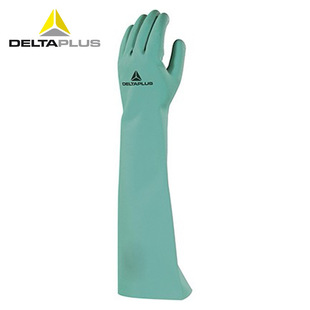 Delta 201846 Green Long Nitrile Chemical Resistant Gloves Oil Resistant Acid and Alkali Resistant Solvent Spray Paint Chemical Operation
