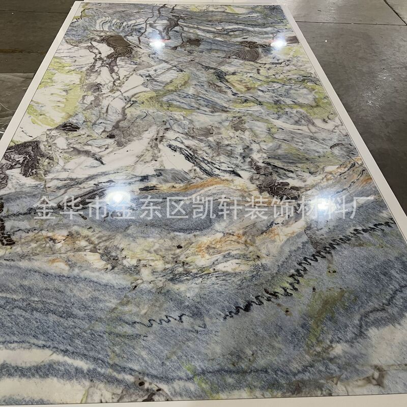 Uv壁板プリント画金板木の装飾面の炭素結晶板倉庫里南の箔押し透明板の波板の背景壁|undefined