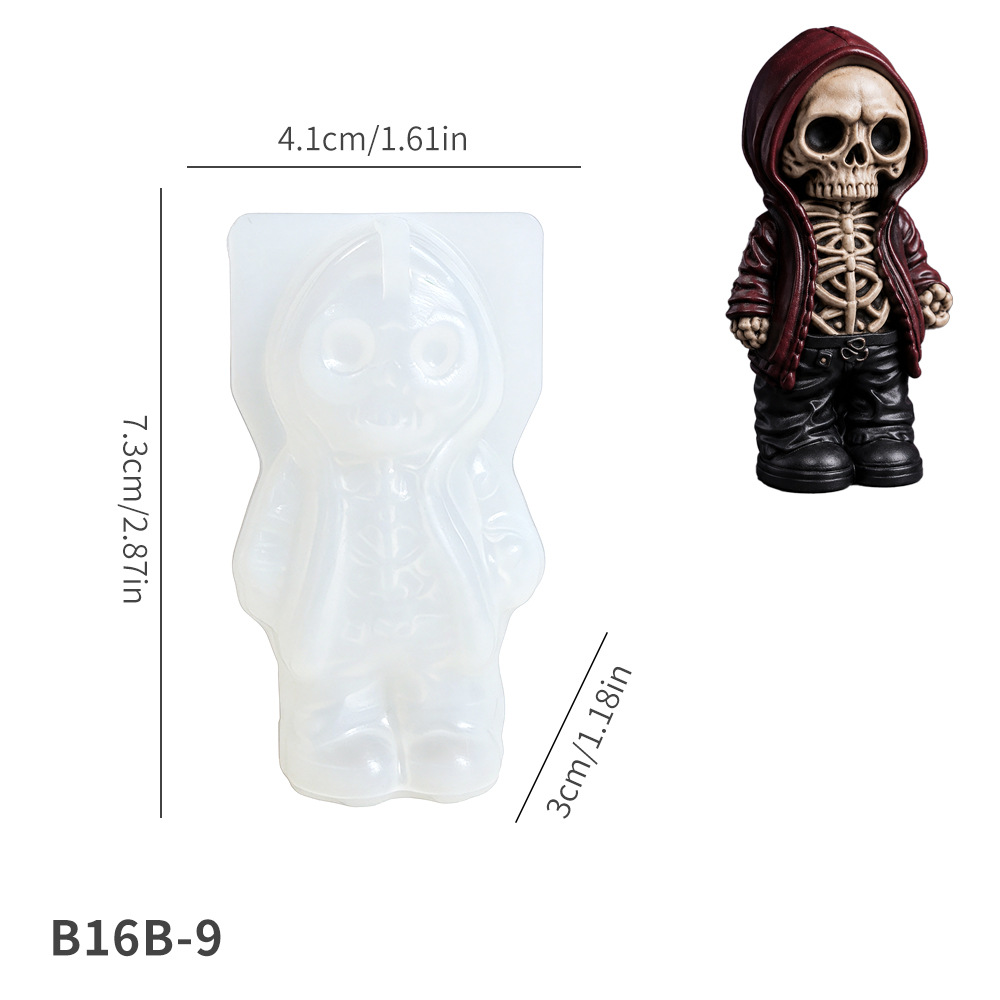 Halloween Series_B16B-9 Skull Mold