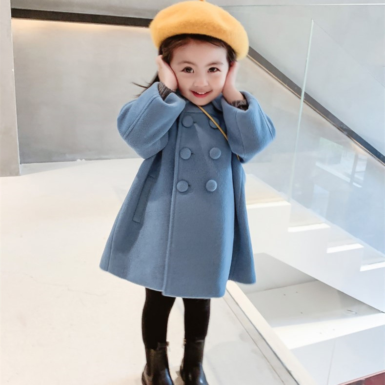 Casual Solid Color Polyester Girls Outerwear display picture 3