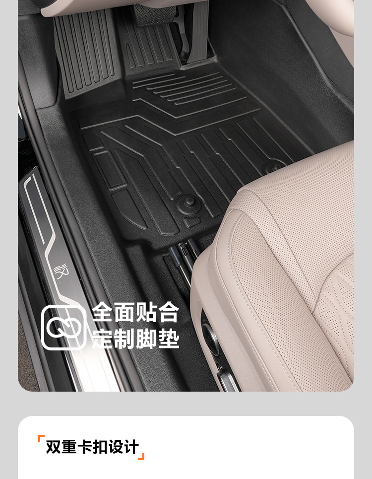 Suitable for Byd Han Dmi/Han Ev/Dm/Han L Full Surround Champion Glory Modified Carpet Tpe Car Floor Mats