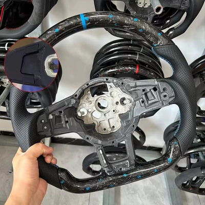 GTI R Polo 2013-2020 — Steering wheel - forged-blue-without-holes