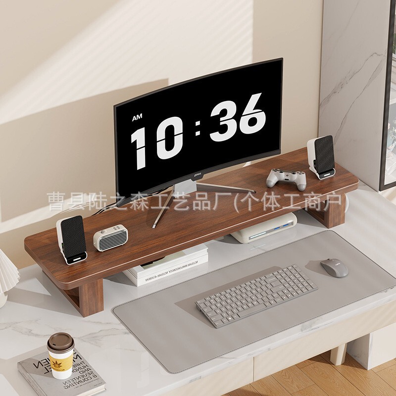 Computer Elevated Rack Desktop Monitor Shelf Office Desktop Artifact Desk Table Storage Station Storage Bracket