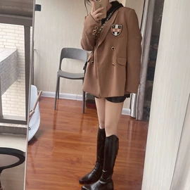 时尚休闲套装;连衣裙;女式针织衫