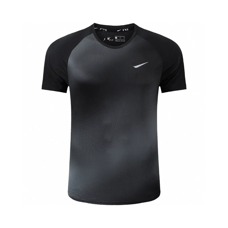 Спортивные свободные мужские топы с короткими рукавами с круглым вырезом, повседневная дышащая влагоотводящая баскетбольная тренировочная одежда, быстросохнущая одежда для бега с короткими рукавами