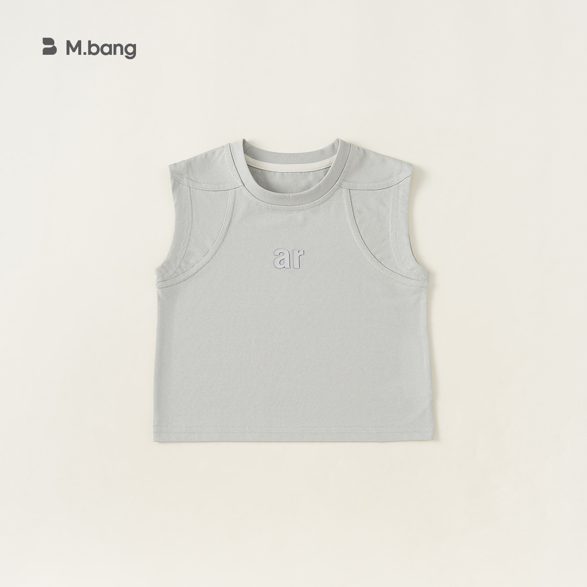 Chaleco para niños verano niñas color sólido camisola casual bebé sin mangas camiseta top XY24035