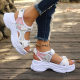 Foreign Trade Roman Sandals Women's 2025 Summer New Thick-soled Korean Style Casual Sports Sandals Student Platform Sandals