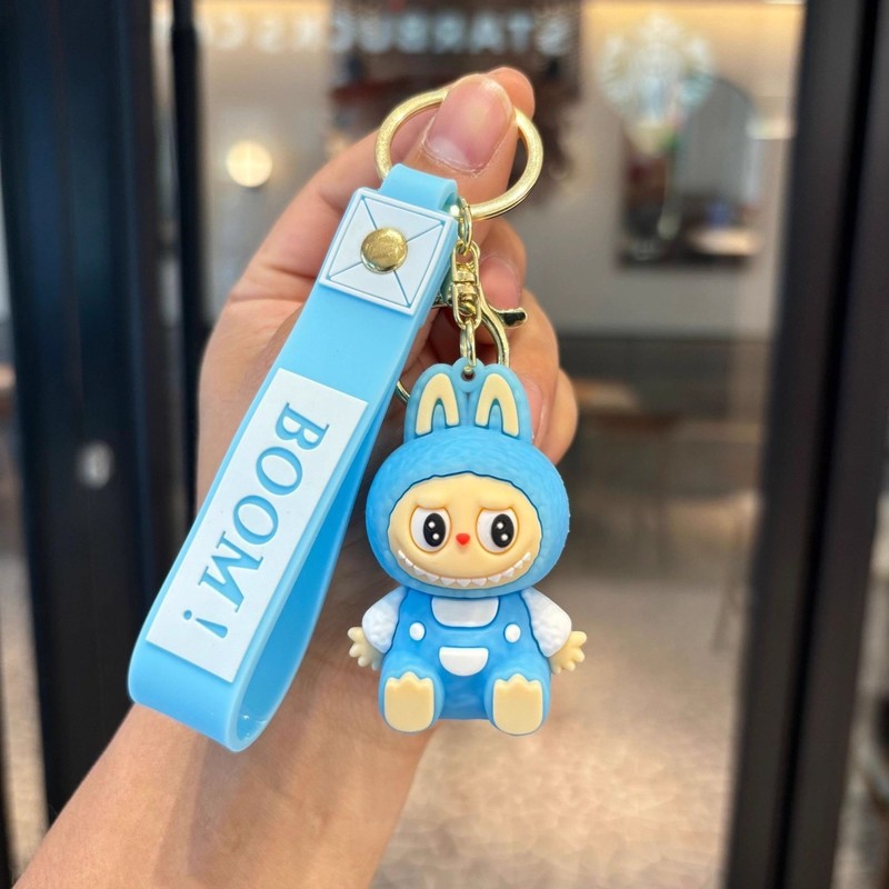 クリエイティブホットスタイルラブブキーホルダー漫画リトルシープペンダントおもちゃベビーグラバーかわいいキーチェーンリング卸売|undefined