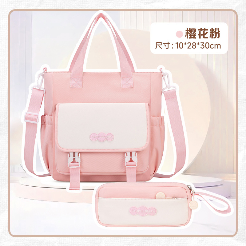 Bandolera portátil para estudiantes de secundaria y secundaria en la clase de interés