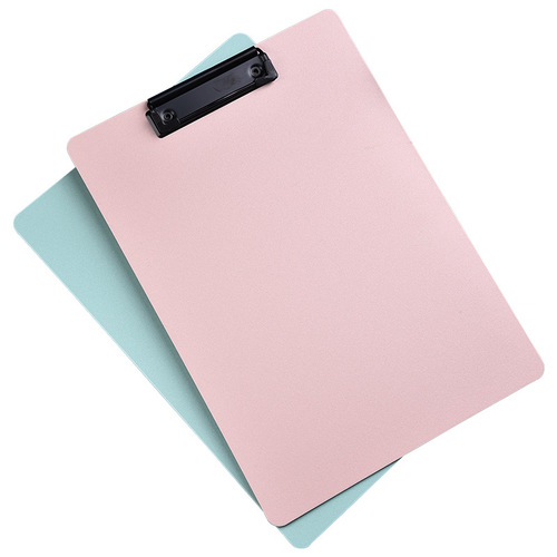 A4 folder pad writing plastic foam board holder hard board Morandi student office wholesale clip board signature pad