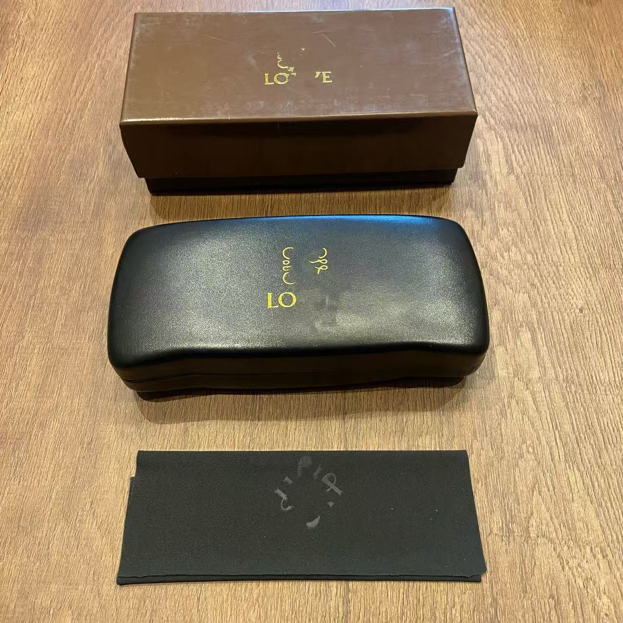 Inventario al por mayor nueva caja de gafas de alta calidad, caja de gafas de sol de alta gama, caja de gafas de sol, caja de paquete completa