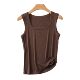 Women's Threaded Square Collar Camisole Summer New Solid Color Slim-fit Slimming Inner Thin Outer Wear Top