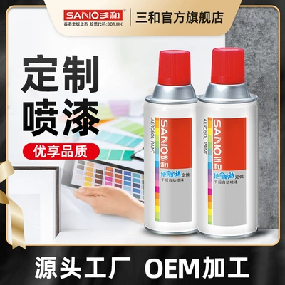 Sanhe painting processing RAL7035 color hand-cranked automatic painting professional painting can car repair paint road paint