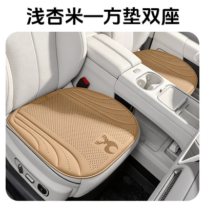 Seat cushion, seat cover | and rear seats - square-cushion-double-seat-light-apricot