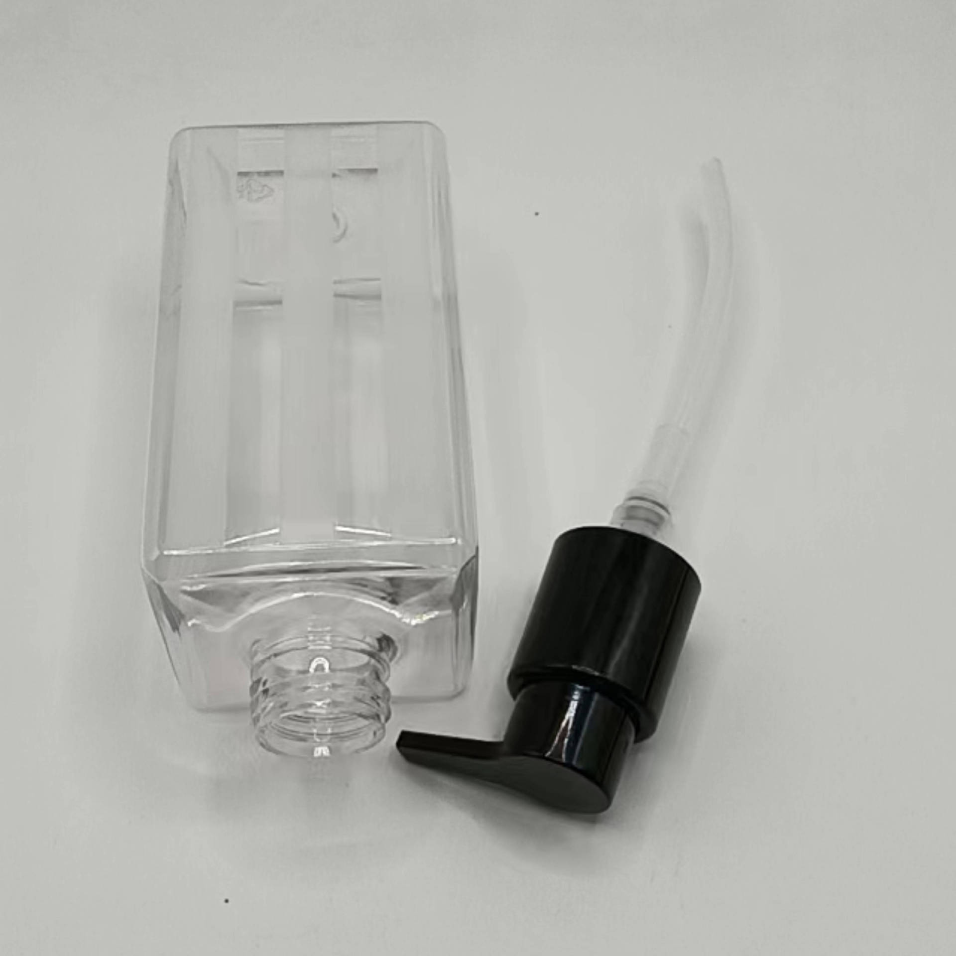 250ml方形泵头乳液瓶洗发水瓶沐浴露瓶日化品pet塑料瓶批发