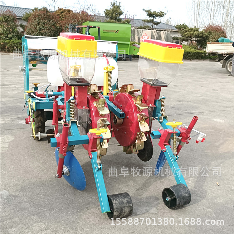 膜上播种机厂家  开沟施肥播种一体机 玉米播种施肥机厂家