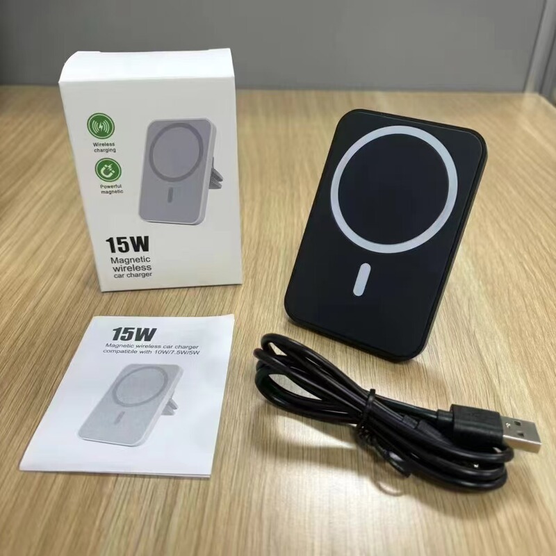 コンパクトでポータブルな 22.5W 超高速充電モバイル電源、薄型磁気電源ディスプレイパワーバンク、15W ワイヤレス充電|undefined