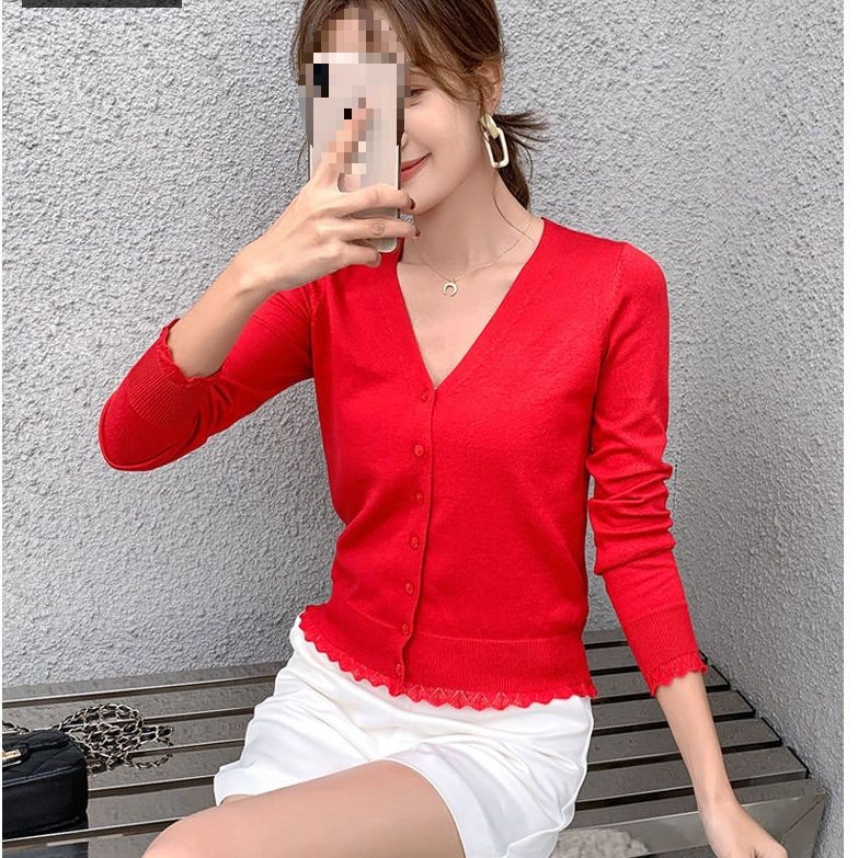 加肥加大码针织衫女开衫胖mm外搭V领披肩毛衣外套胖妹妹春秋上衣