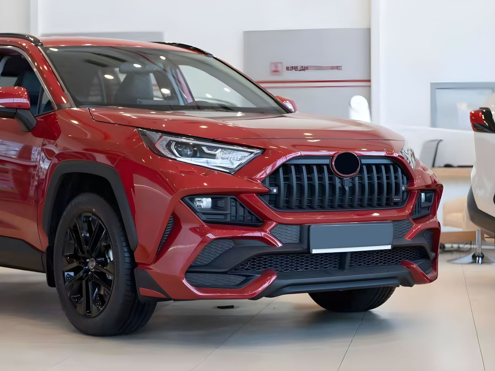 Applicable to 19-25 Models of Rav4 Car Accessories, Khann Kane Large Body Kit Modification Front and Rear Bumper Upgrade Kit