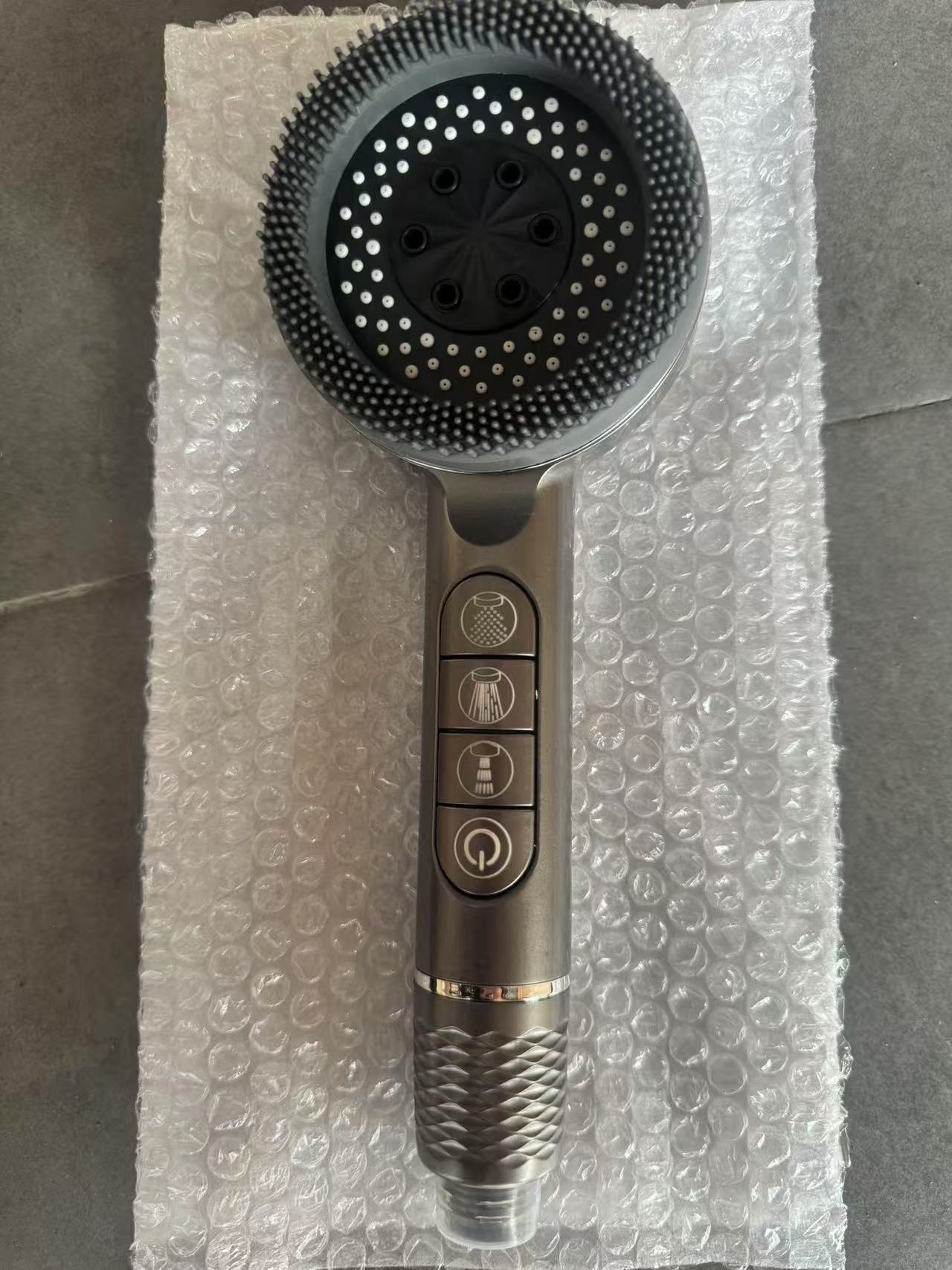 Piano key brush massage spray gun shower pressurized showerhead household shower handheld showerhead shower set undefined
