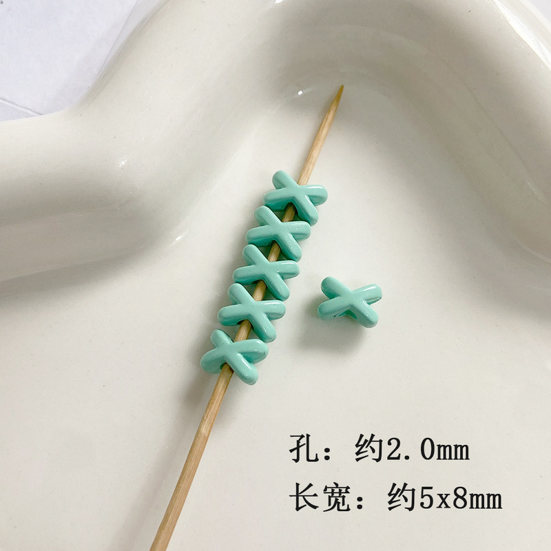 彩色xx隔珠马克龙色系diy串珠配件手机链包挂钥匙扣饰品项链包挂|undefined