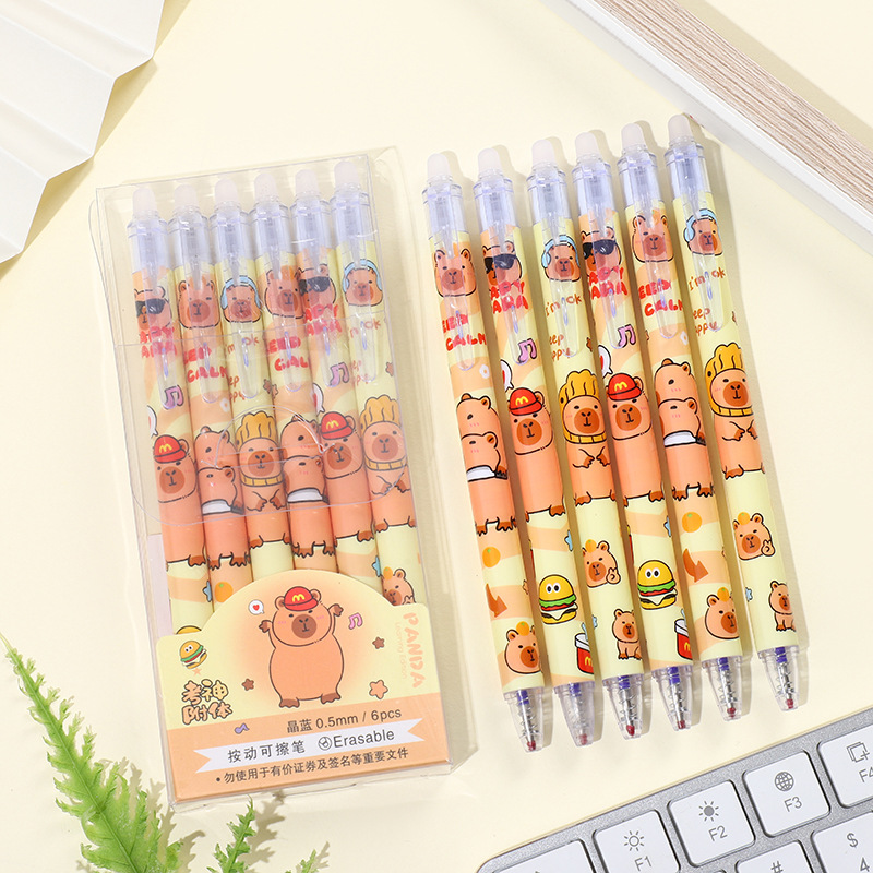 카피 지워지는 펜 (6개입 1박스) - 크리스탈 블루