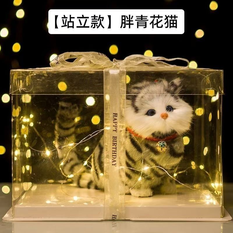 Gato Chichi, regalo de cumpleaños para su esposa, amiga, compañera de clase, regalo de caja de regalo asequible. image 5