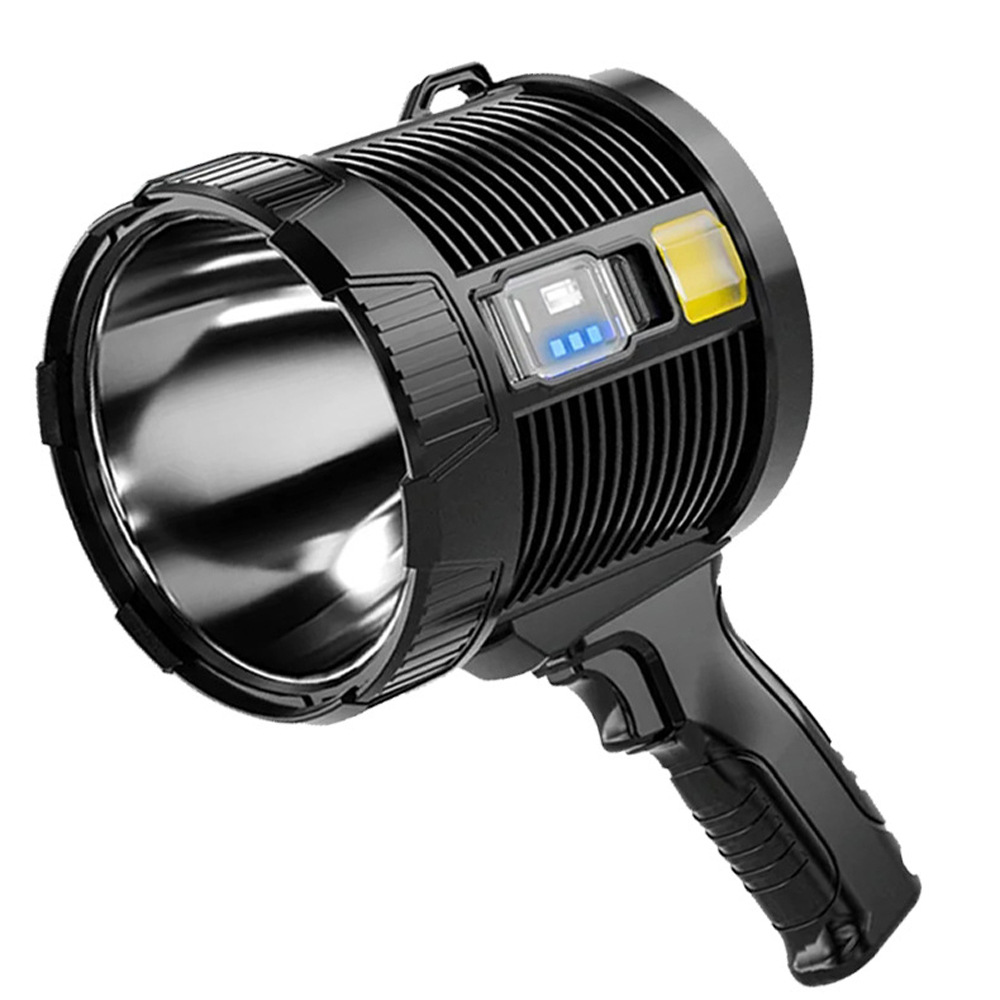 Nuevo P70 luz de alta intensidad prospector USB carga lámpara de emergencia al aire libre impermeable gran taza de luz LED lámpara portátil