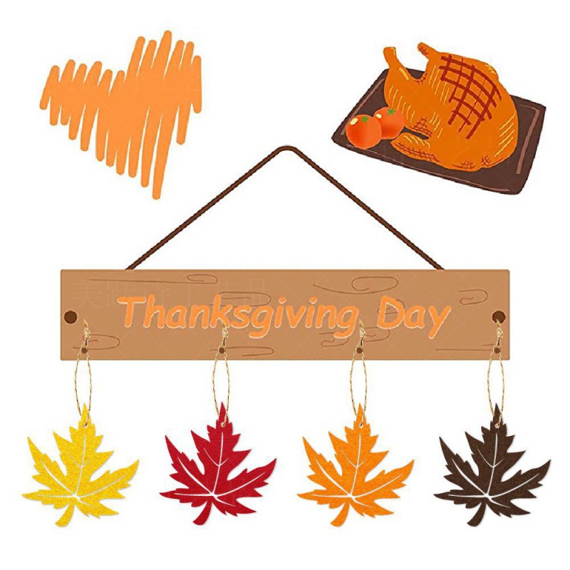 Fabricantes mayoristas Día de Acción de Gracias Fiesta de Cosecha Fiesta de Cumpleaños Colgante Colgante