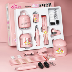Electric stationery set back-to-school gift for children, learning supplies for kindergarteners, stationery gift box, wholesale