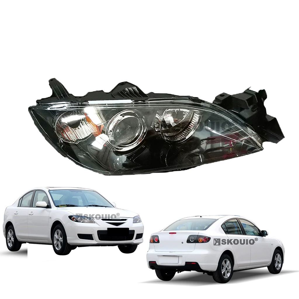 Подходит для передней фары Mazda 3, комплект передней фары, переднее освещение, фара, ходовой свет
