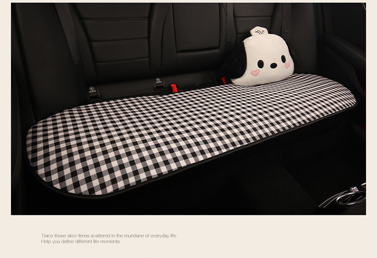 Car Seat Cushion, Four-Season Universal, Heart-Shaped Dog Seat Cushion, Suitable for Five-Seater Cars, Women's Interior, Cartoon Cute, Comfortable, Non-Slip