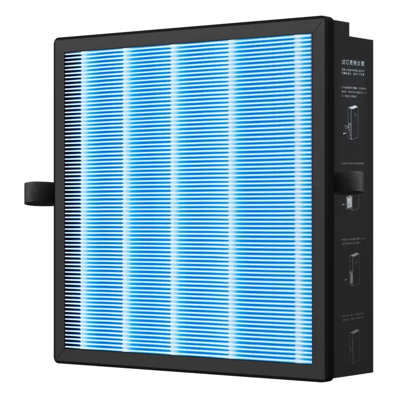 Aplicable a xiaomi nuevo ventilador A1 purificador 150 aire fresco sistema filtro pantalla eficiente neblina eliminación elemento de filtro compuesto