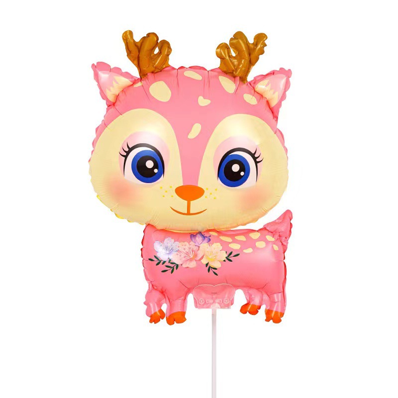 Inscripción Día del Niño Clip Globo Palo de mano Gran variedad de linda película de aluminio globo de dibujos animados empuje al por mayor