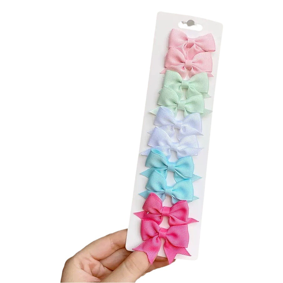 Torros para bebés europeos y americanos, horquilla de cola de golondrina, horquilla rota, accesorios para el cabello, bowknot de alta calidad para niños, horquilla bb, accesorios femeninos