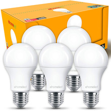 廠家批發高品質led塑包鋁球泡燈家用超亮e27螺口白光暖光節能燈泡