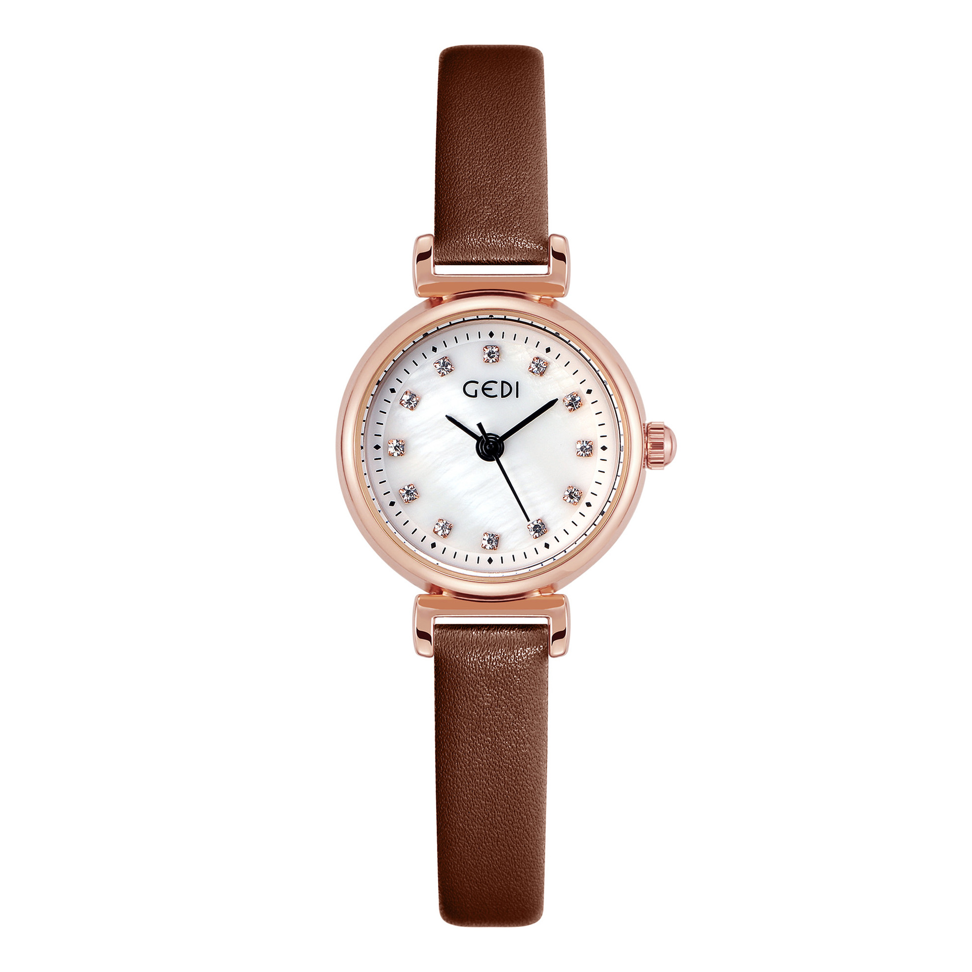 2024 New Fashionable and High End Light Luxury Small Plate with Diamonds Exquisite Explosive Product Belt Quartz Women's Watch_voghion.com