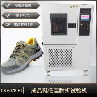 鞋子低温曲折试验机成品耐寒弯折测试鞋材检测仪器可非标定制