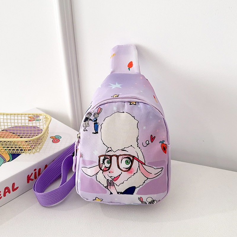 2026 nuevo nuevo bolso de pecho de dibujos animados para niños, bolso de hombro de moda para niños y niñas, bolso de cintura impreso para jardín de infantes